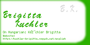 brigitta kuchler business card